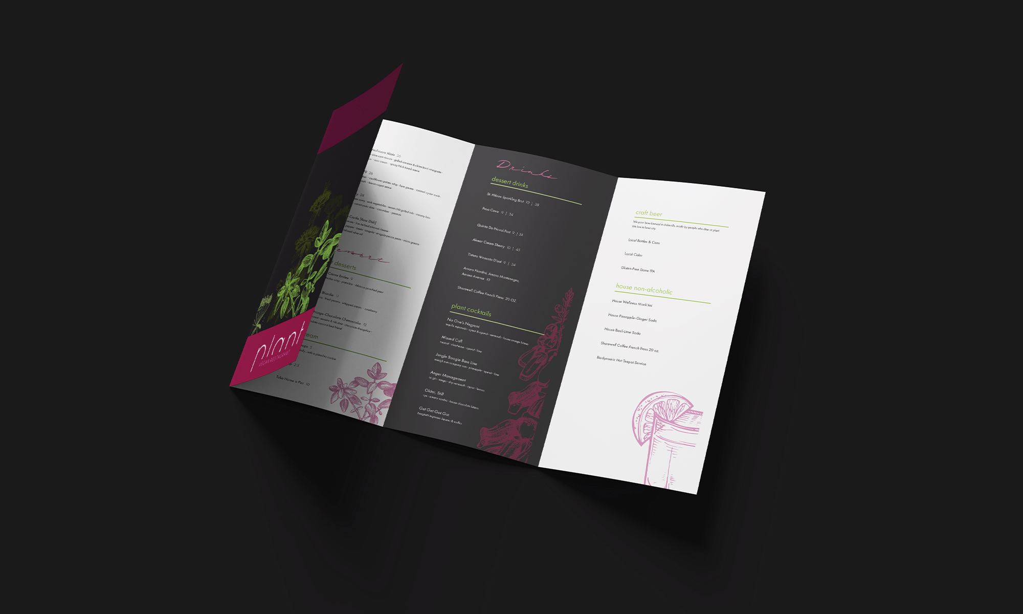 Plant Menu